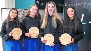 Pedal power! Loreto Kilkenny students hailed as cycling ambassadors