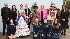 PICTURES: Kilkenny school hosts Junk Kouture catwalk event - local finalist in action today!