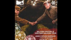 Enjoy a walking tour of James Stephens Barracks in Kilkenny led by Larry Scallan