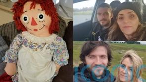 Couple believe Annabelle doll is possessed after CCTV findings