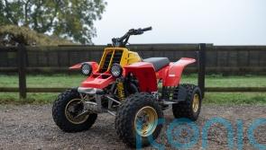 Quad bike belonging to renowned rock singer heads to auction
