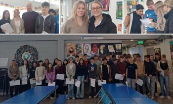 Kilkenny students celebrate Junior Cycle results in 'momentous' week for school
