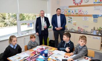 Gallery: Check out the Minister's visit to a South Kilkenny school