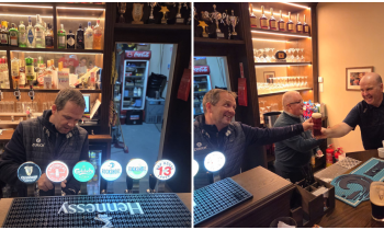 "Pull on it Davy" - Familiar GAA face pulls a few pints at event in Kilkenny clubhouse