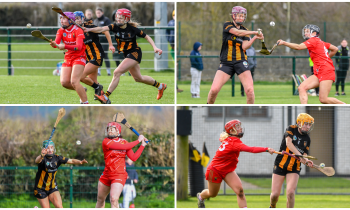 PICTURES: Kilkenny and Cork scrap for crucial camogie league points