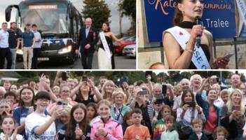 In PICTURES: Hero's welcome home for Laois Rose of Tralee