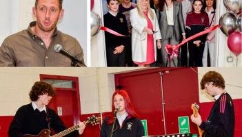 Pictures: Ballyhale’s Scoil Aireagail celebrates official opening of new fitness suite