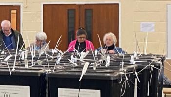 Kathleen Funcion MEP at the Carlow Kilkenny Presidential Election count