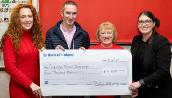 Pictures: Ballyouskill Vintage Club present cheques following annual tractor run