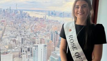 Rose of Tralee Katelyn Cummins in New York
