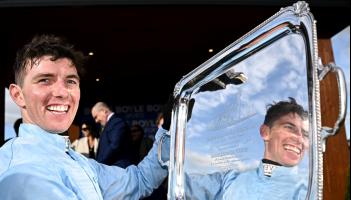 Kilkenny jockey celebrates Irish Grand National success at Fairyhouse