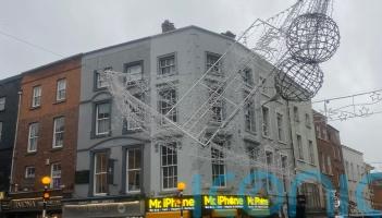 Falling masonry brings down Drogheda Christmas lights