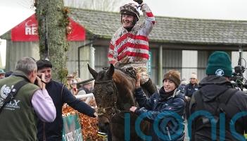 Now Is The Hour claims last-gasp victory in the Goffs Thyestes Handicap Chase at Gowran Park