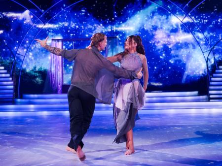 Katelyn Cummins and her partner Leonardo Lini