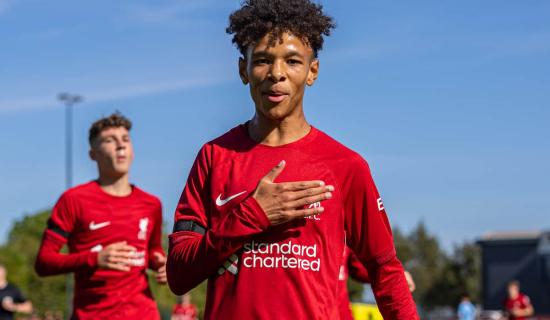 Irish youngster signs first professional contract with Liverpool