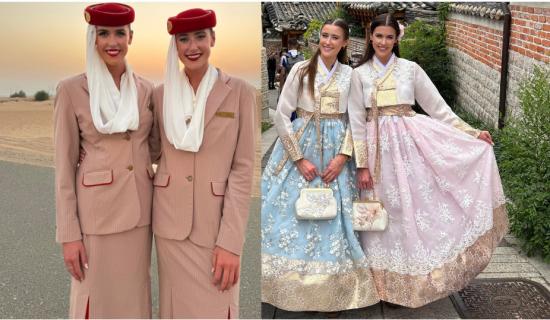 Meet the Kilkenny sisters 'living the dream' working as Emirates cabin crew in Dubai
