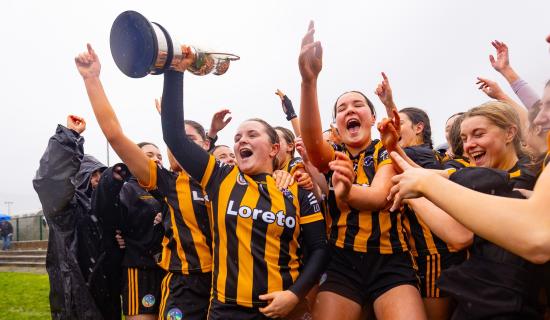 Loreto Kilkenny and Ursuline Thurles battle it out for All-Ireland glory