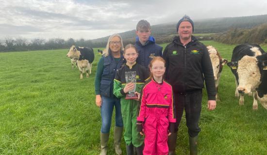 Edward Delahunty with his wife Lucy and children  Conor, Oliva and Eve