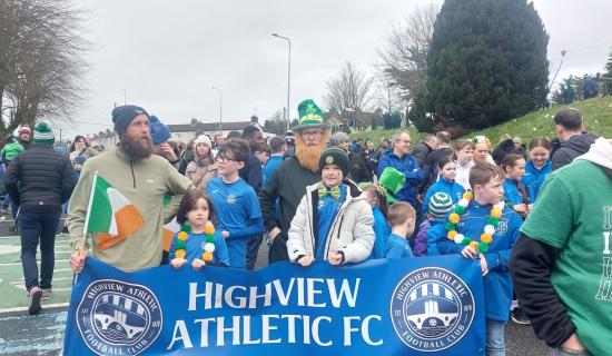 Electric atmosphere at St Patrick's Day parade in Graignamanagh
