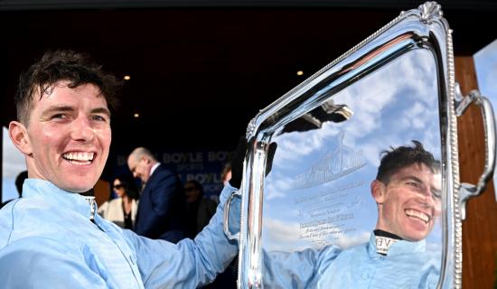 Kilkenny jockey celebrates Irish Grand National success at Fairyhouse
