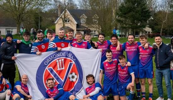 Joyous scenes as Ormonde Villa win secures promotion - Kilkenny Soccer