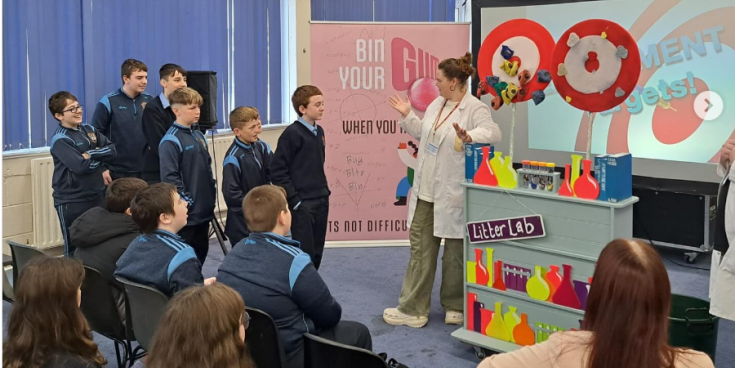Litter disposal roadshow visits Kilkenny schools