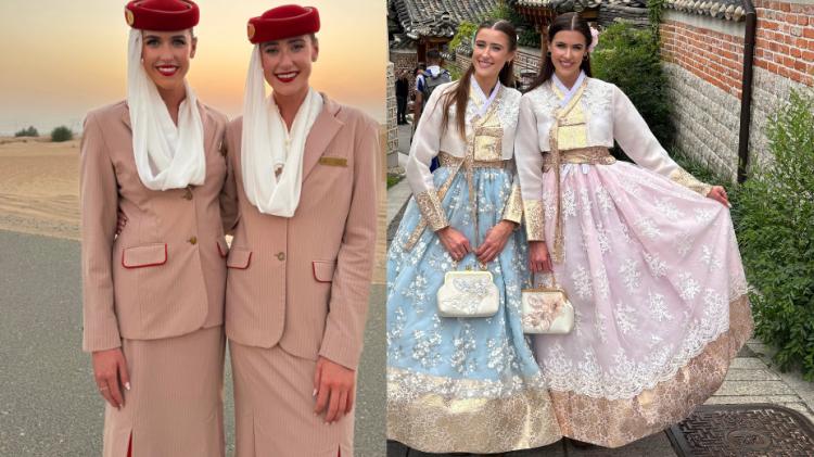 Meet the Kilkenny sisters 'living the dream' working as Emirates cabin crew in Dubai