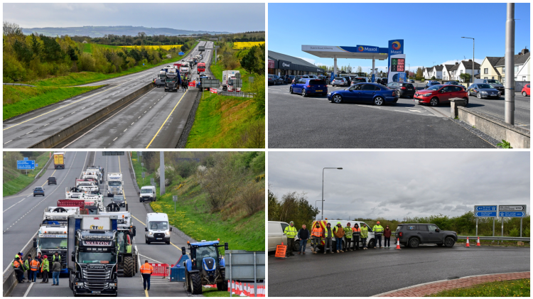IN PICTURES: Kilkenny people race to the pub amid fuel cost protests