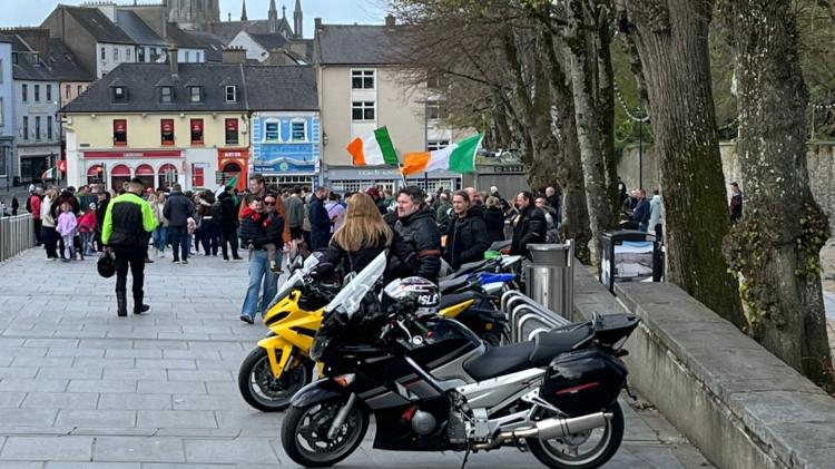 BREAKING: Bikers gather on The Parade ahead of more fuel protests in Kilkenny