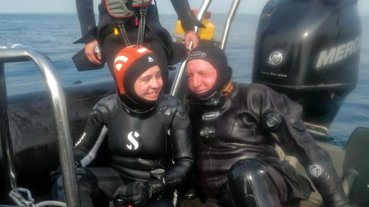 'I'll never forget when I did my first dive' - Proud member of Kilkenny sub aqua club
