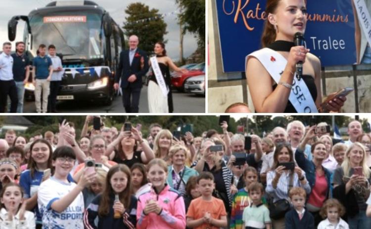In PICTURES: Hero's welcome home for Laois Rose of Tralee