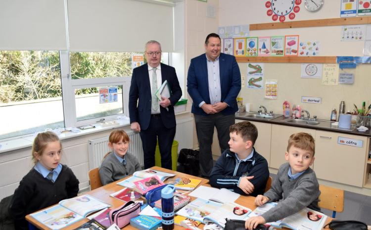 Gallery: Check out the Minister's visit to a South Kilkenny school
