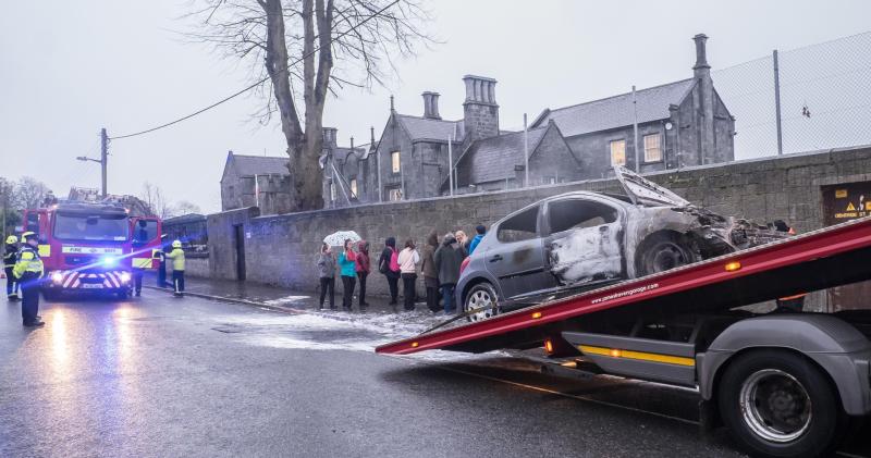 Car Fire on Ormonde Road this morning