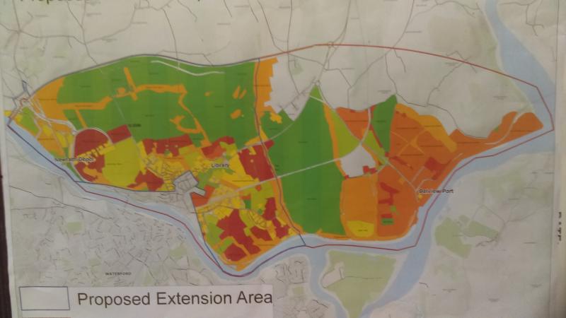 The large chunk of Kilkenny that Waterford wants to "rob"