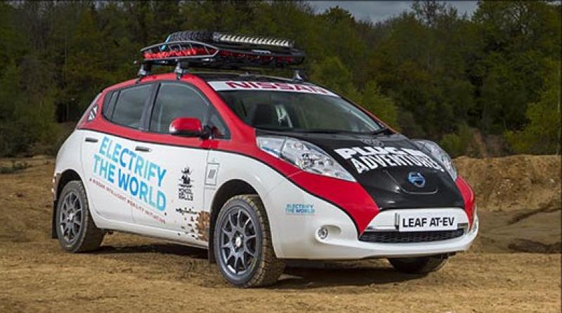 Nissan Leaf AT-EV to tackle 10,000 mile Mongol Rally
