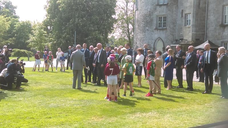 Royal Visit: The Prince meets 'The King'