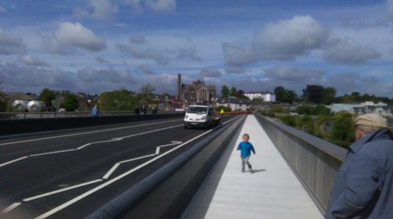 And they're off: Kilkenny's new St Francis bridge opens to all traffic