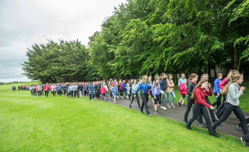 700 people gather at the Castle Park in Kilkenny to remember Ciara