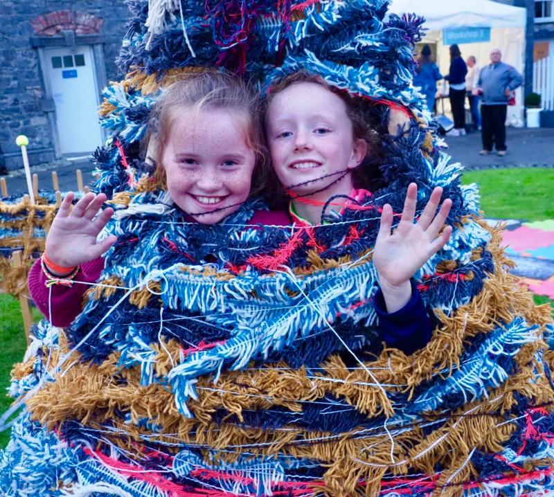 Tied up in The Castle Yard, Kilkenny