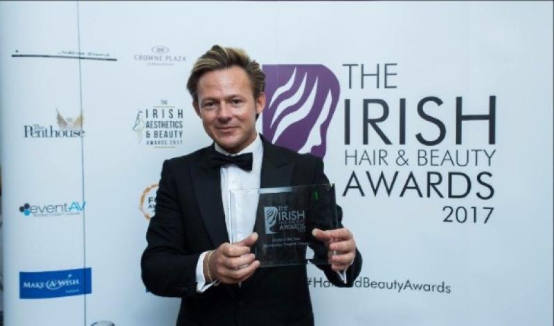 Hairdresser Nigel has plenty of good news to celebrate