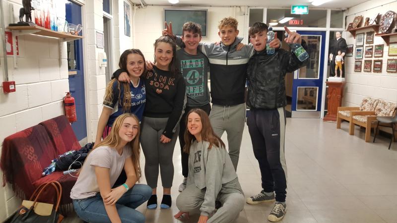 Kilkenny Youth Group training for Lip Sync competition