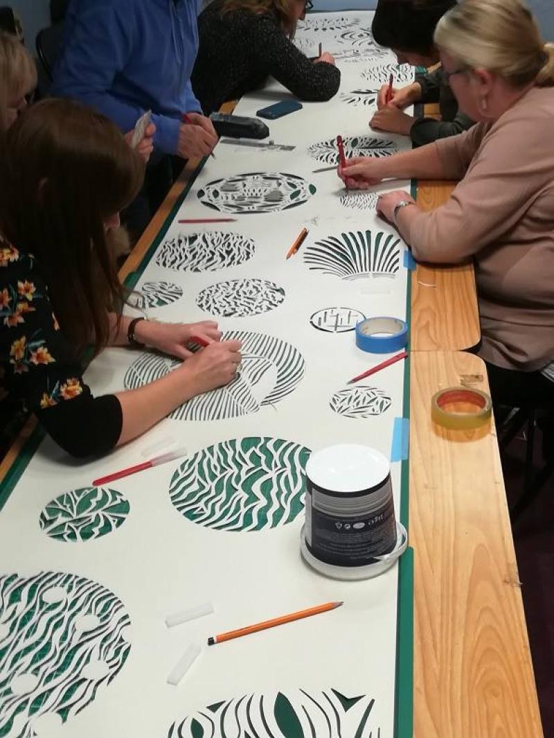 Kilkenny women stunning create artwork at the Goods Shed