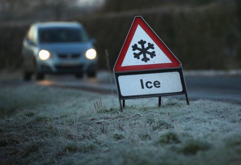 Kilkenny icy road