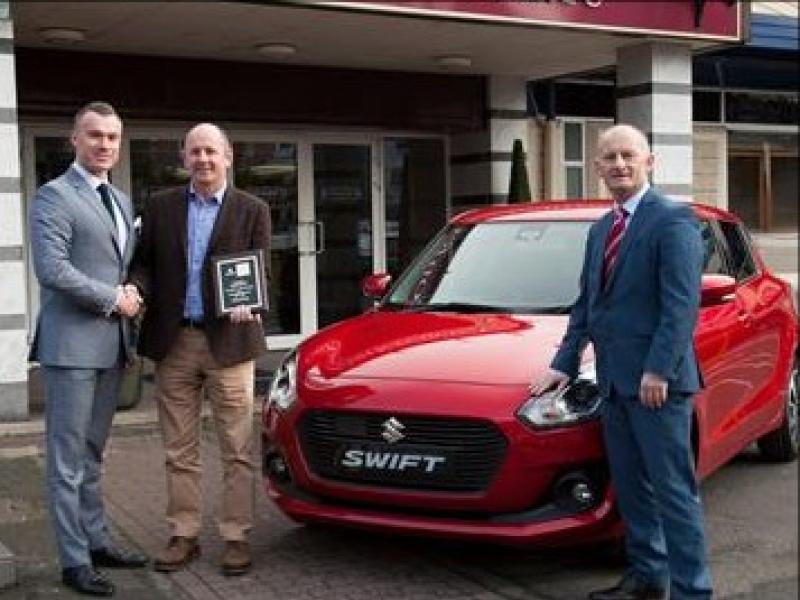Farrell's Suzuki Railway Garage, Castlecomer honoured for long service