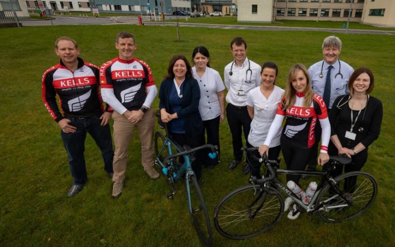 Martin to  cycle for St Luke's hospital, Kilkenny stroke unit which saved his life
