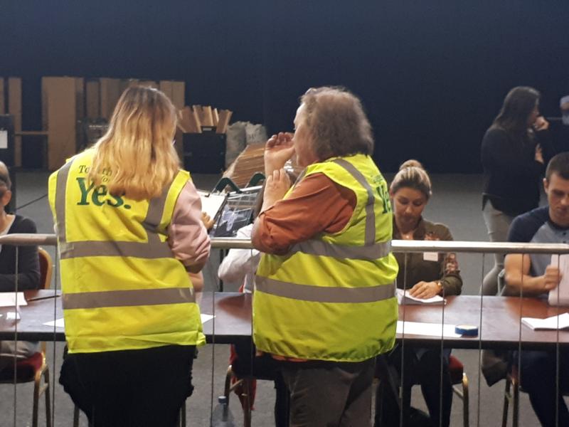 70% of voters in Kilkenny City says Yes according to tallies