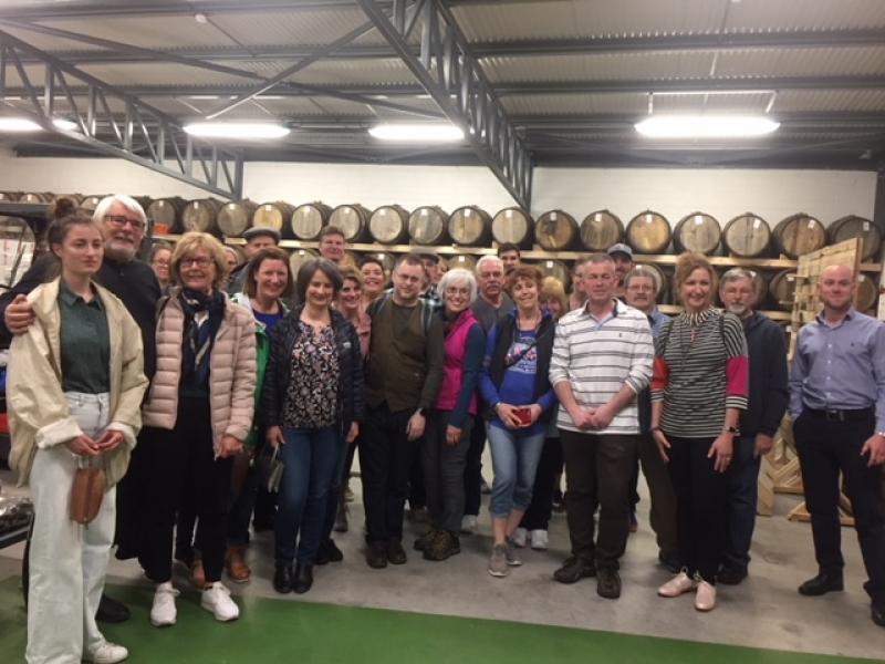 American visitors at Ballykeefe, Ballycallan,  Kilkenny