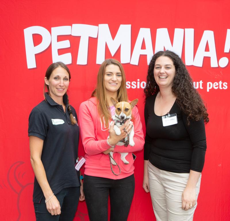 Pictured is Niamh Fitzpatrick, Kilkenny city with Kilkenny Puppy of the Year, a terrier jack Russell miniature called Lily.  Also in the photograph were judges Victoria Lowe  & Emily Miller  Petmani