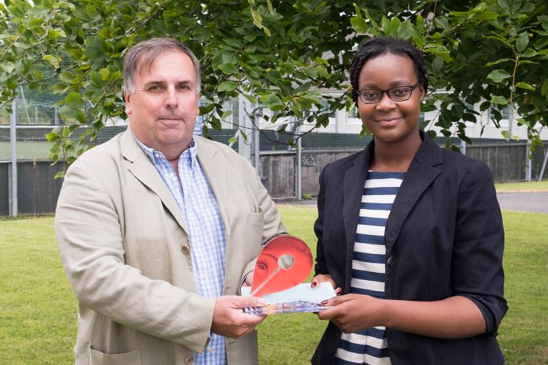 Jessie flies it with writing award