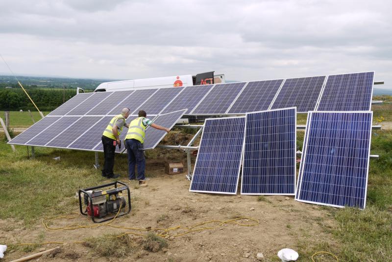 What a time to install solar panels on your dairy farm in Kilkenny